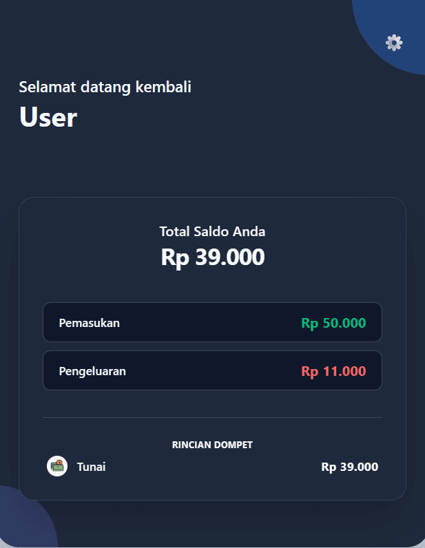 Keuangan PWA (KAS)